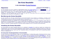 Desktop Screenshot of kreis-neustettin.de
