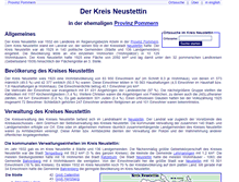 Tablet Screenshot of kreis-neustettin.de